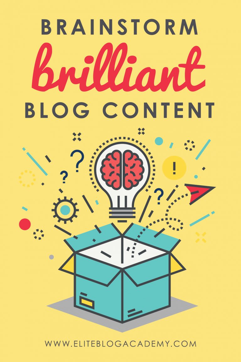 Brainstorm Brilliant Blog Content