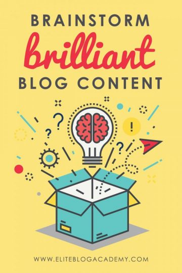 Feeling stumped coming up with new blog ideas? Get those creative juices flowing with these tips on how to brainstorm blog content and ditch writer's block! #blogging #bloggingtips #writing #writingtips #blogpost