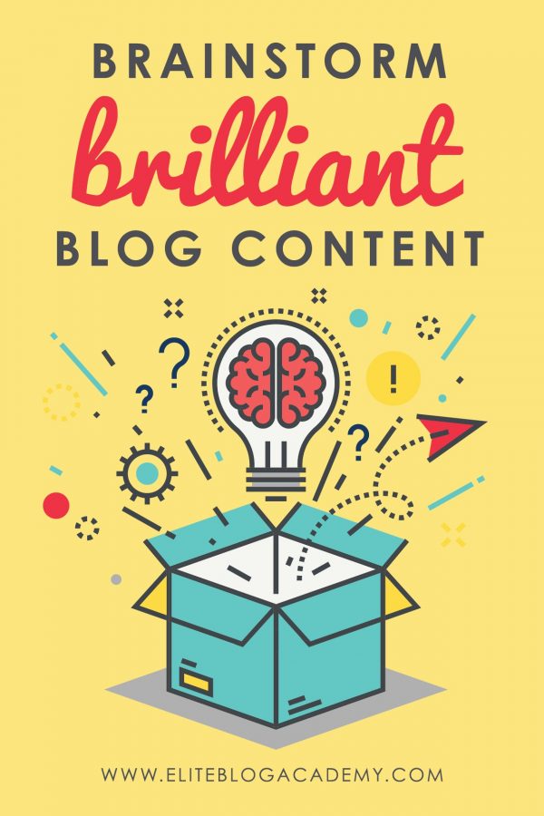 Feeling stumped coming up with new blog ideas? Get those creative juices flowing with these tips on how to brainstorm blog content and ditch writer's block! #blogging #bloggingtips #writing #writingtips #blogpost