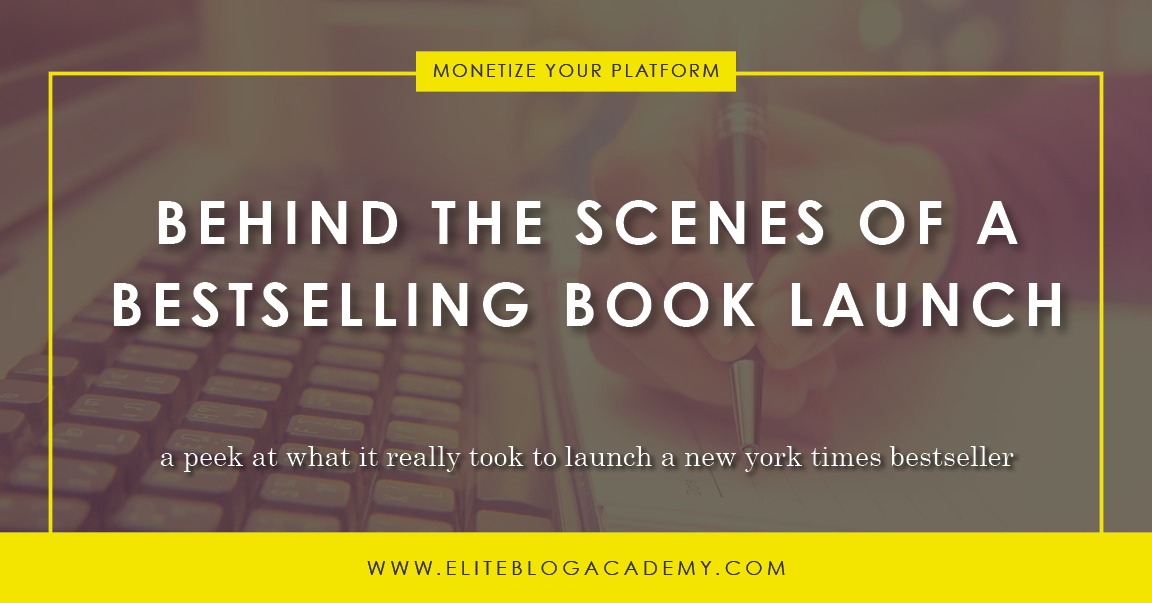 Behind The Scenes Of A Bestselling Book Launch How To