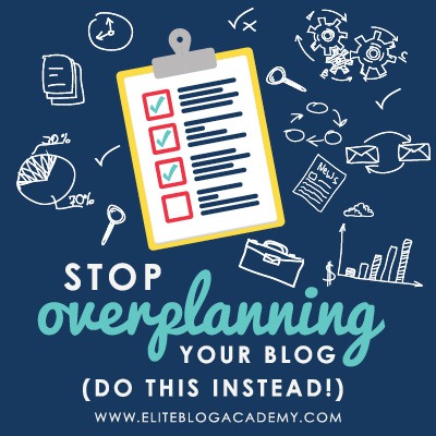 Ever feel like ideas for your blog never come to fruition? Get over the planning hump with these simple tips on taking action quickly. 