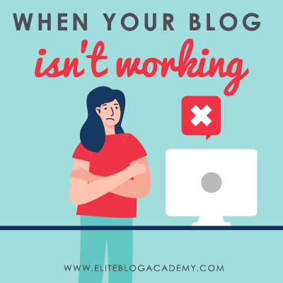 Frustrated by a lack of results on your blog? When nothing seems to work, it may be tempting to start over or throw in the towel altogether. Before you make a drastic change, check out these reasons your blog may not be working (and the next steps to get your blog back on track)!