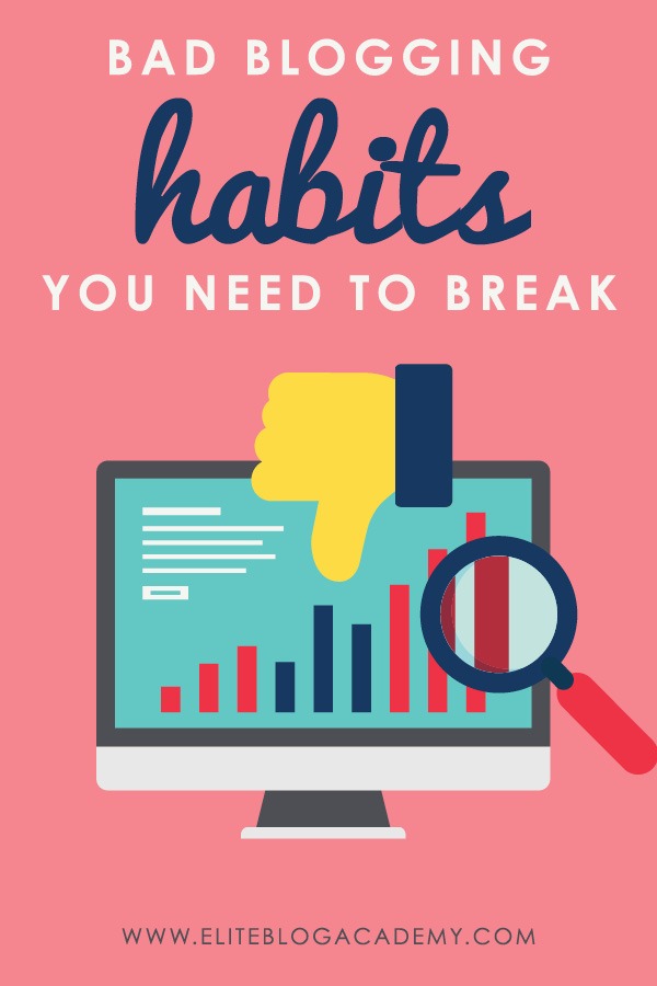 Feel like you’re not getting the most out of your work week? These bad blogging habits could be sabotaging your success! If you want to take your productivity to the next level, don’t miss these 8 bad blogging habits and how to break them! #badblogginghabits #bloggingtips #blogging #blogginginspiration #bloggingmotivation #onlinebusinesstips #entrepreneur #mompreneur #girlboss