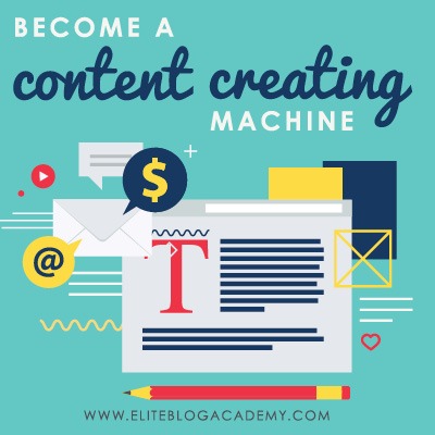 Become a Content Creating Machine
