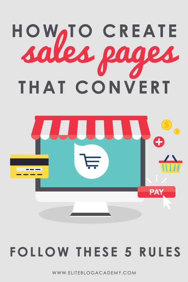 Increase Your Sales Page Conversions | Elite Blog Academy | Increase Sales Page Conversions | How To Start a Profitable Blog | Blogging 101 | How to Make Money Blogging
