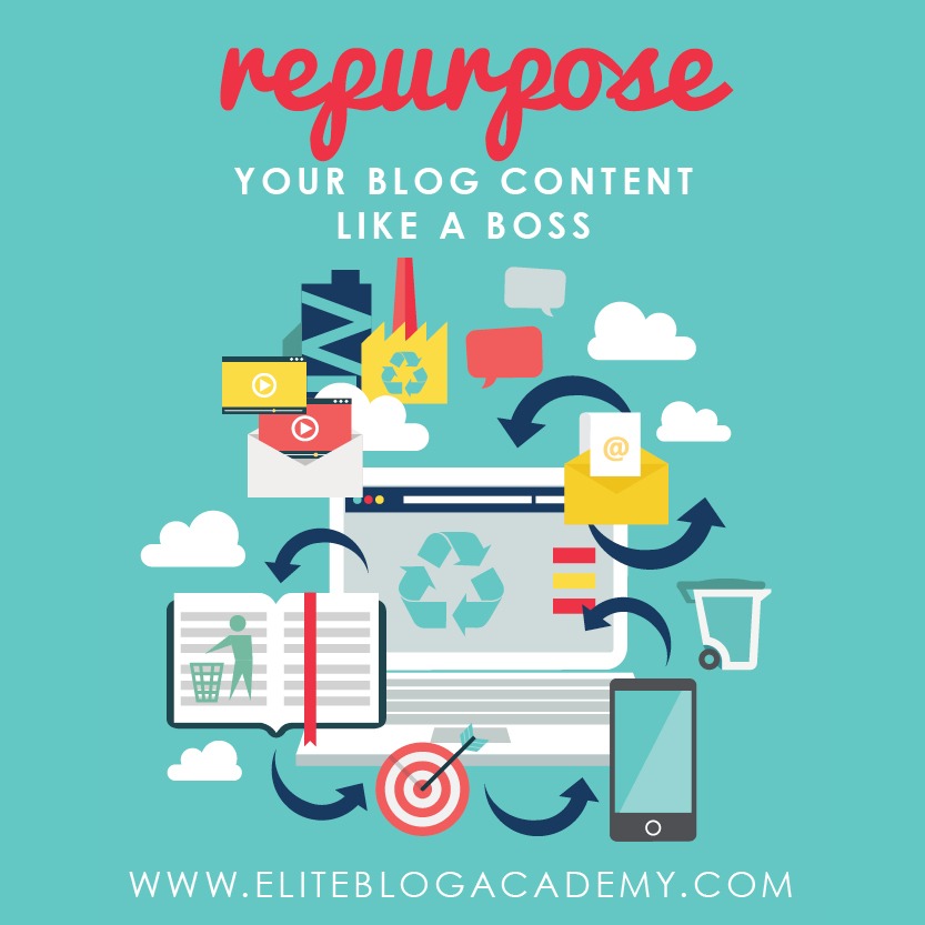 Think that repurposing blog content is like cheating? It’s not! It’s actually one of the best ways to grow and educate your audience… as long as you do it right! Check out these tips on how to repurpose your blog content like a boss! 