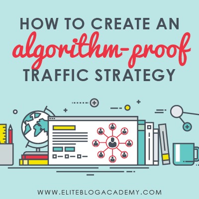 Devastated by Facebook’s new algorithm change? You could be relying too much on external social media platforms to grow your blog. Check out these tips for how to build a traffic strategy that works no matter what curveballs social media platforms throw your way.