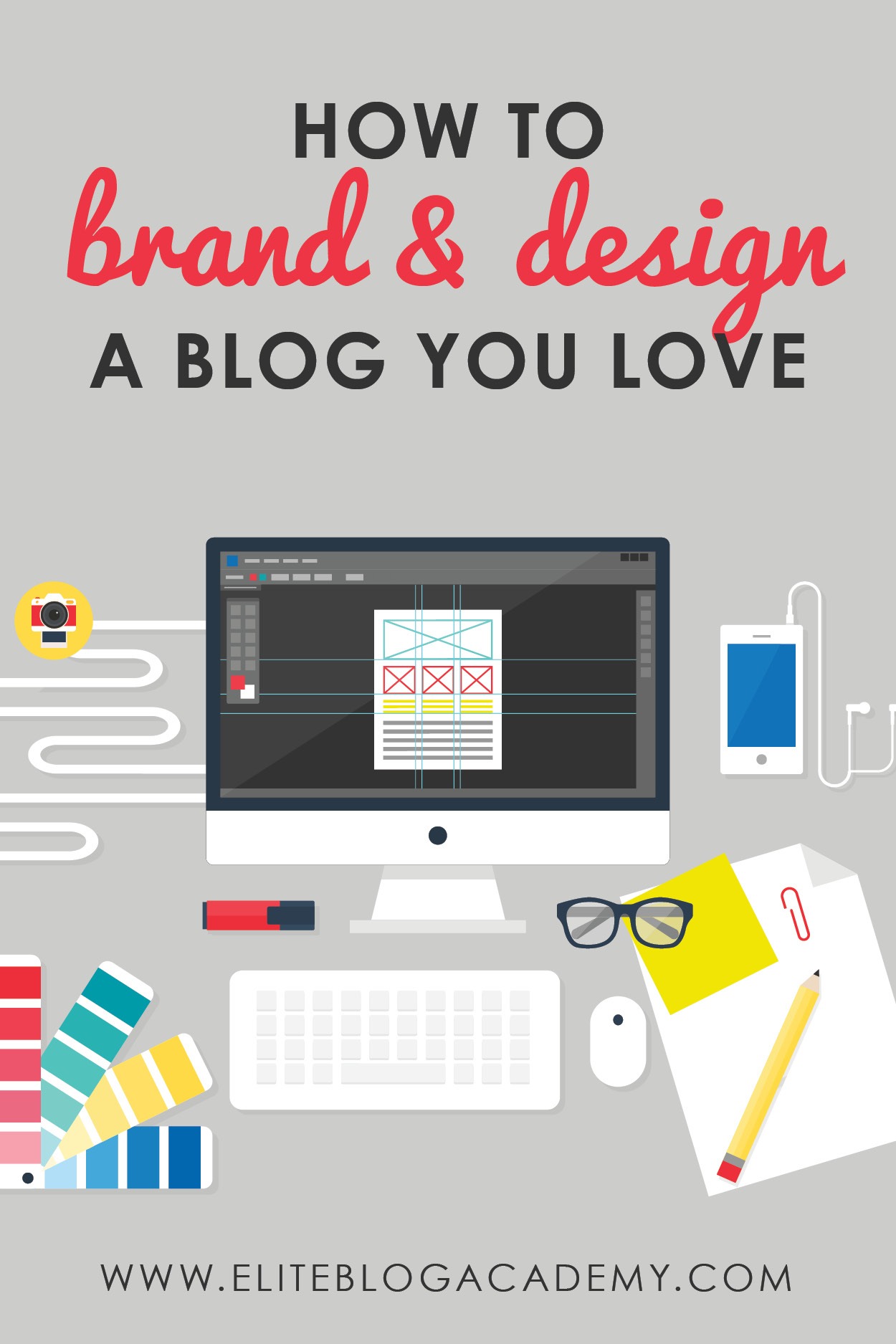 Feeling overwhelmed with your blog & business? Our graphic designers are here to help with 7 steps to help you brand and design a blog you love!