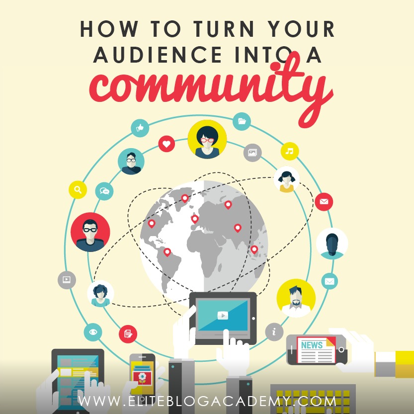 How do you turn your audience into a community who loves you and adores your blog? How do you create a following who anxiously waits to purchase your latest product? Don't miss these strategies on how to turn your readers into a community of brand ambassadors! #eliteblogacademy #blogging #makemoneyonline #makemoneyblogging #growyourbrand