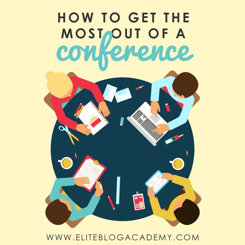 Going to a networking event, but suffering from pre-conference jitters? Attending conferences can be a great opportunity to learn a lot and meet wonderful people, but it doesn’t have to be a challenge. Don't miss these tips on how to get the most out of a conference and hopefully come away with a few friends in the process! #eliteblogacademy #activate #blogging #networking