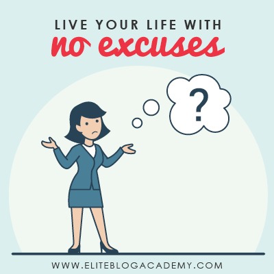 In the blogging world, there are many obstacles, something inevitably standing between you and that finish line. But what happens when you stop the excuses? When you consciously take control of your own life and don’t let anything stand in your way? Would that lead to success? Don't miss this post, where you'll learn how to take control of your own destiny, remove the things keeping you stuck, and start creating a life you love!In the blogging world, there are many obstacles, something inevitably standing between you and that finish line. But what happens when you stop the excuses? When you consciously take control of your own life and don’t let anything stand in your way? Would that lead to success? Don't miss this post, where you'll learn how to take control of your own destiny, remove the things keeping you stuck, and start creating a life you love! #eliteblogacademy #doitscared #doitscaredpodcast #noexcuses #loveyourlife #blogging #bloggers