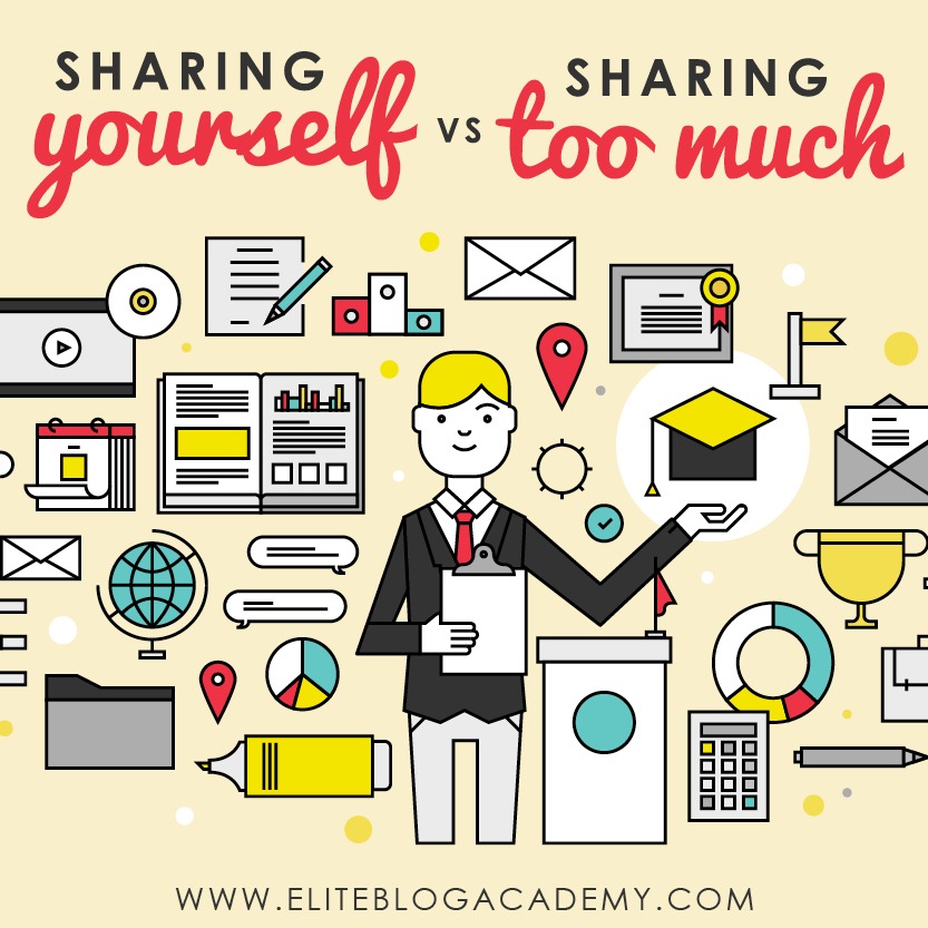 Have you ever stumbled upon someone’s website, hoping that it would finally provide solutions to your problems? But instead, you find yourself scrolling through a detailed personal story. There is such a fine line between presenting the authentic you and going so far that you lose readers. So how do you navigate between sharing yourself without oversharing?