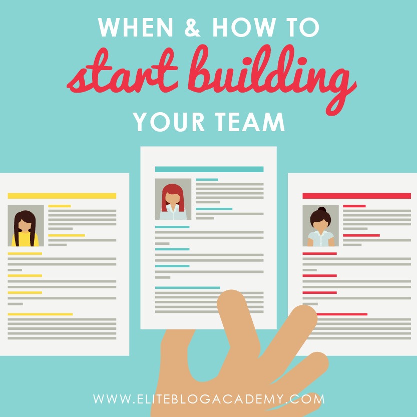 When should you start hiring help for my blog? Are you ready to start building your team? Don't miss these 3 easy steps to follow to help you in your hiring journey! #eliteblogacademy #eba #makemoneyfromhome #teambuilding