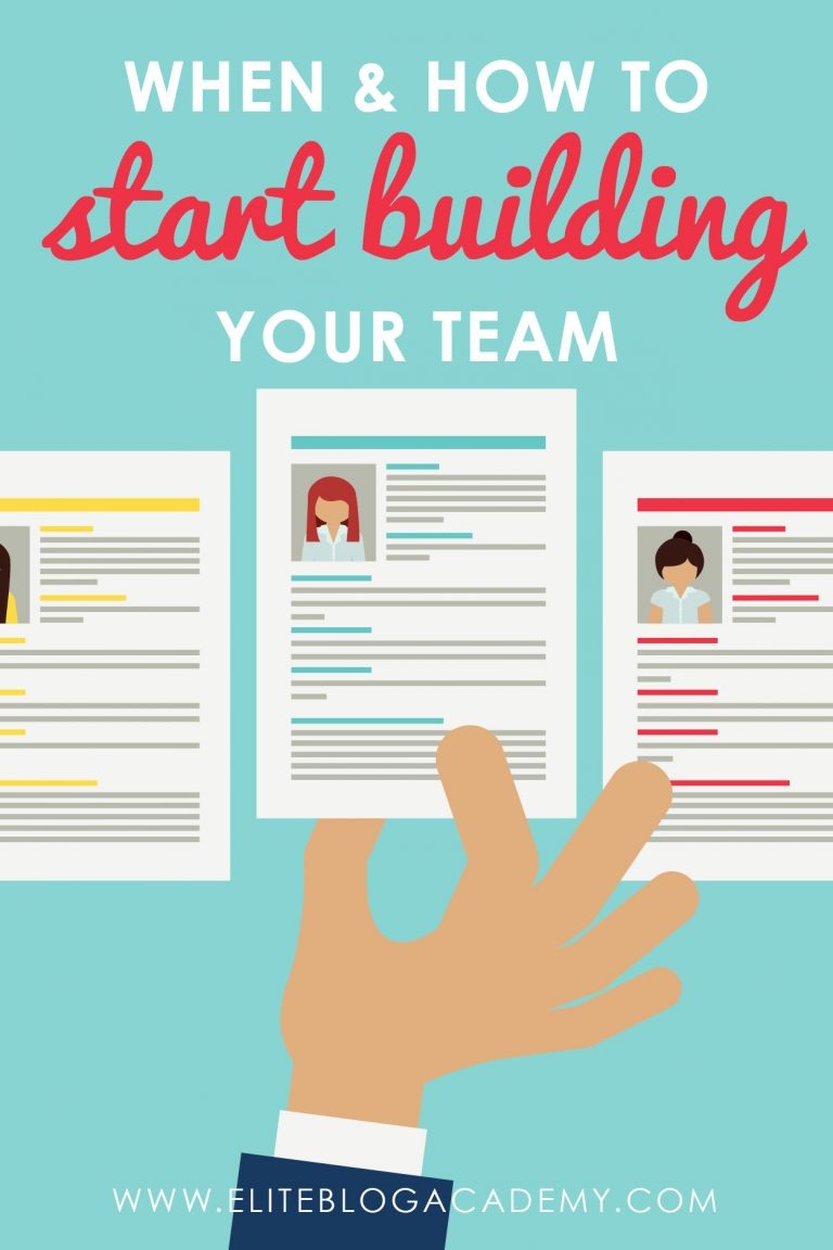 When And How To Start Building Your Team