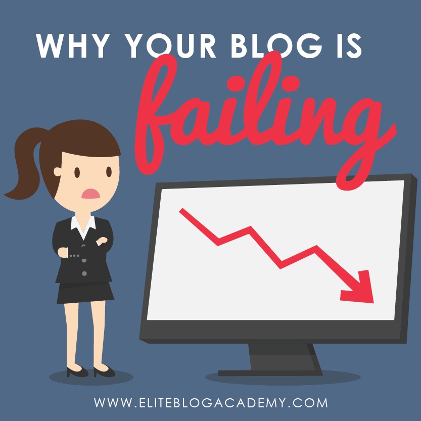 Blogging can feel pretty scary sometimes. Here are 4 big mistakes that can explain why your blog is failing or not growing as quickly as you wish it would. #blogging #bloggingtips #bloggingmistakes #makemoneyblogging #makemoneyonline