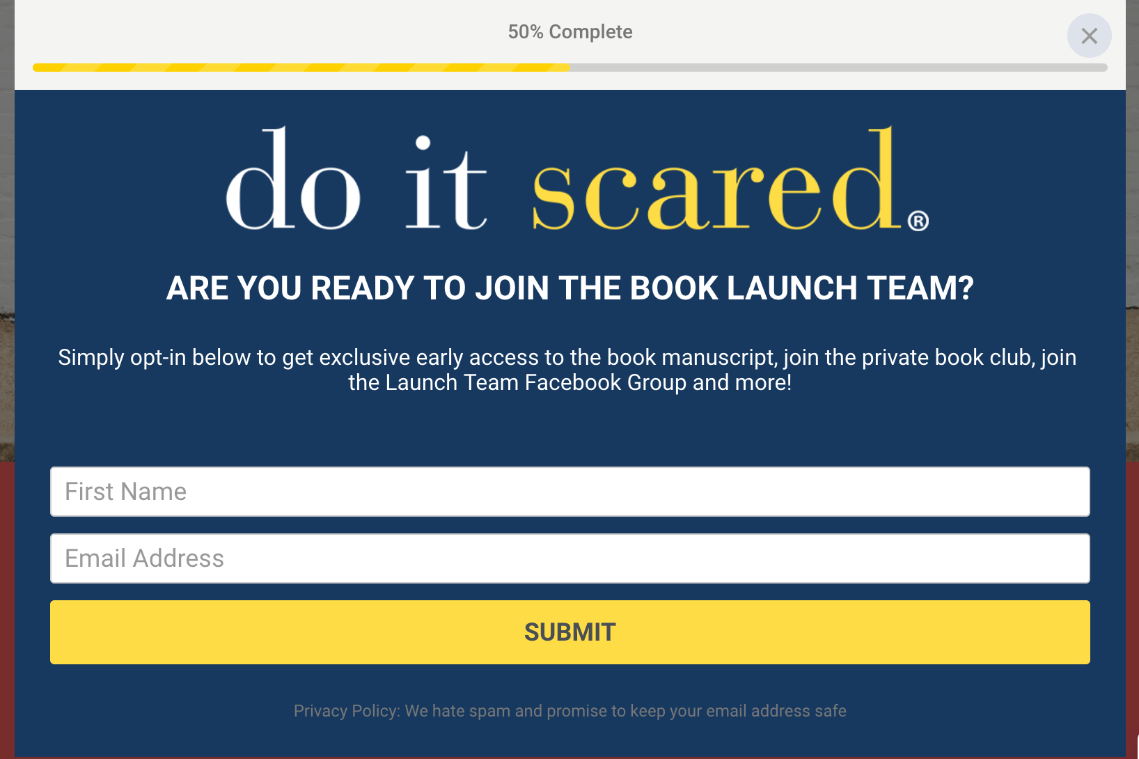 Step 3- Join the launch team!