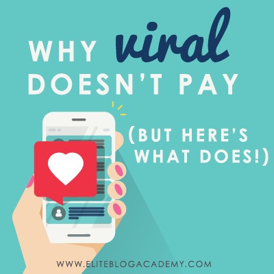 Unless there is a careful plan and a purpose, going viral won’t actually do anything. Here are 5 things to do instead to turn your posts into profits! 