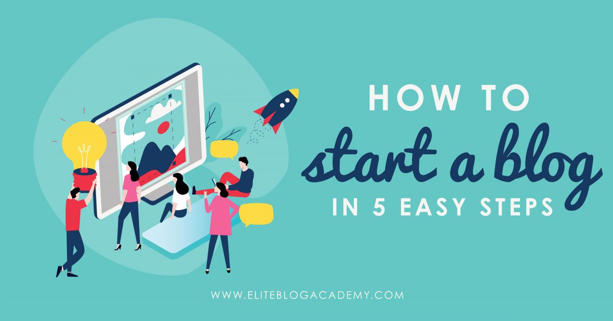 How to start a blog in 5 easy steps | How to start a blog in 2020 | Want to learn how start a blog but not sure where to begin? This comprehensive guide will walk you through setting up a successful blog in 5 easy steps!